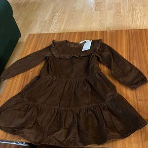 H&M brown girl’s dress 4-5 Y